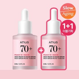 Anua Peach 70 Niacinamide Serum 30ml Large Capacity Special Set / 아누아 복숭아 70 나이아신아마이드 세럼 30ml 대용량 기획세트