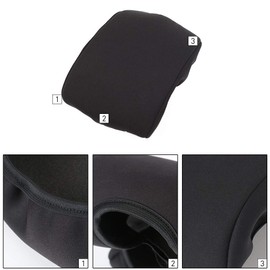 for JK Center Console Cover Pad Armrest Cover Cushion for 2007-2010 Jeep Wrangler JK JKU Sahara Sport Rubicon X & Unlimited