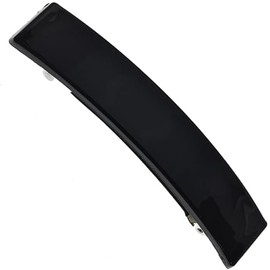Camila Paris AD820 French Hair Barrettes Clips for Girls, Black, Rubberized Metal Clasp, Strong Hold Grip Hair Clips for Women, No Slip and Durable St