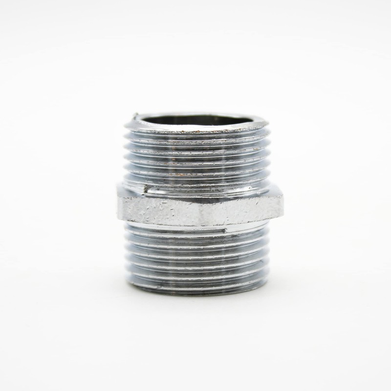 DOJA Barcelona | Double Nipple Chrome-Plated | Connector Male Thread