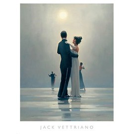 Dance Me to the End of Love by Jack Vettriano. Size 18.38 inches width by 24.99 inches height. Art Poster Print