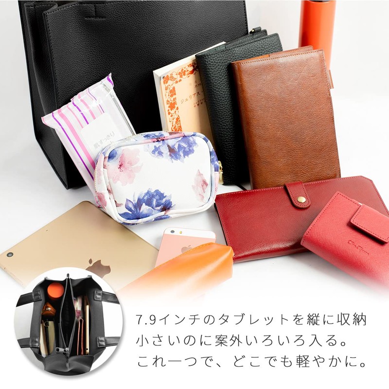 MALTA Mini Tote Bag with Hidden IC Card Pocket at