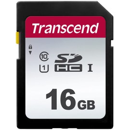 4X Transcend 16GB UHS-I U1 SD Memory Card + Memory Card Holder