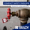 Brady Compact Cable Padlock - Lockout Tagout Security Lock -