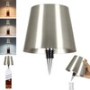 Wireless Bottle Lamp, 2024 New 3 Color Rechargeable Wine Bottle