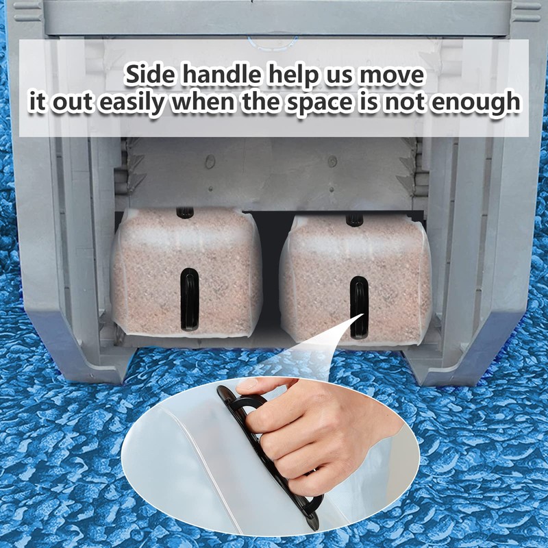 2 Pack Heavy Duty Pool Weight Plastic Sand Bags,Universal Pool