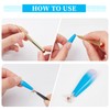 OLYCRAFT 25pcs Nail Tools Hand Drill Nail Art Punch Tool