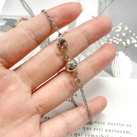 ALEXCRAFT Sterling Silver 925 Double Magnetic Jewellery Clasp, Spring Buckle, Chain Clasp, Silver for Chain, Necklace, Bracelets, Connecting Buckles, Magnetic Connector, Chain Jewellery Making