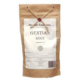 Gentian Root (Gentiana L. - Gentiana Radix) Health Embassy - 100% Natural (100g)