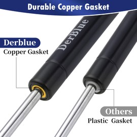 DerBlue 4-Pack 10inch 100N/25lb Gas Struts for Cabinets - Professional Cabinet Shocks and Gas Struts