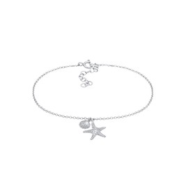 Elli Women's Starfish Shell Sea Maritime Summer Trend Bracelet in 925 Sterling Silver, Sterling Silver, None