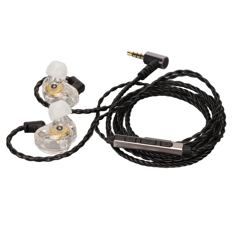 HiFi Wired Earbuds Stereo Dynamic Hybrid 3.5mm Wired Monitor Earbuds