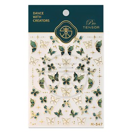 GGUFAY Primavera Fiore Farfalla Adesivi Unghie Nail Art Stickers Autoadesivi Decorazioni Nail Disegni