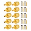 POBADY 10PCS SMA Conectores SMA Macho Crimpado Connector para RG316