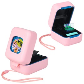 MGZNMTY Silicone Case for Bitzee Magicals Interactive Toy Digital Pet and Case, Protective Skin Cover for New Bitsy Electronic Virtual Pet (Pink)