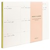 Daily & Weekly To Do List Notepad. Desk Pad for