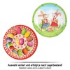 com-four® 3x Easter plates made of melamine - decorative plates