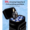 Insulated Cooler Backpack 30L - Leakproof & Lightweight, Keeps Ice