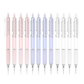 Xipan Gel Pens, 12 Pcs Quick Dry Black Ink Pen, Cute Ergonomics Fine Point Smooth Writing Pens, Back to School Office Supplies Fun Aesthetic Pen Gifts for Girl Student Women, 0.38/0.5/0.7mm