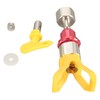 Spray Tip Guard Nozzle Base Swivel Aluminium Alloy Spray Guide
