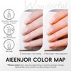 Aieenjor Milky White Nail Polish, Quick Dry White Nail Polish,