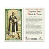 St. Martin de Porres Laminated Prayer Card Set of Five