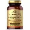 Solgar Vitamin D3 5000 IU 125mcg Vegetable Capsules 120 Count