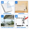 FIXHAWK EZGO Golf Cart Windshield Replacement Fit for EZGO TXT/