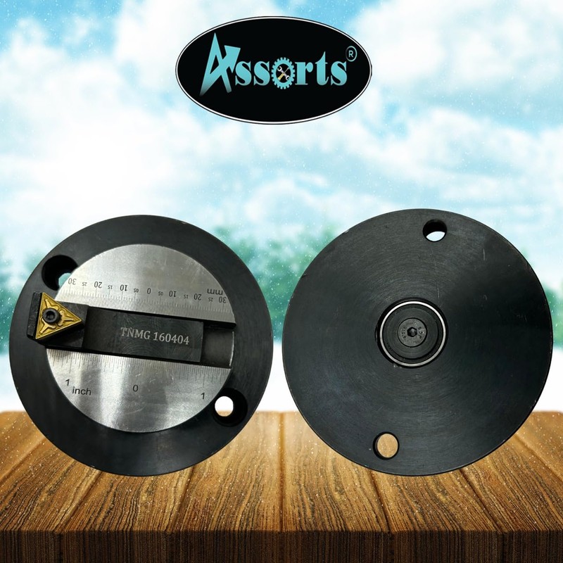 Ball turning attachment with graduation scale (for users reference) to