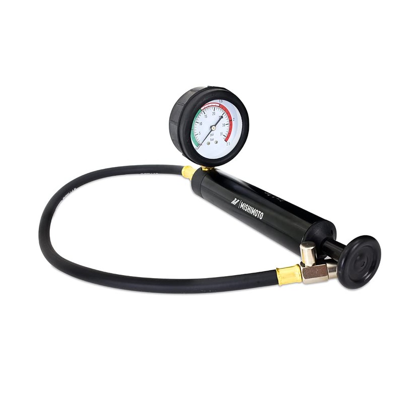 Mishimoto MMTL-CPT-14 Coolant Pressure Tester Kit, 14-Piece Universal Fit, Black