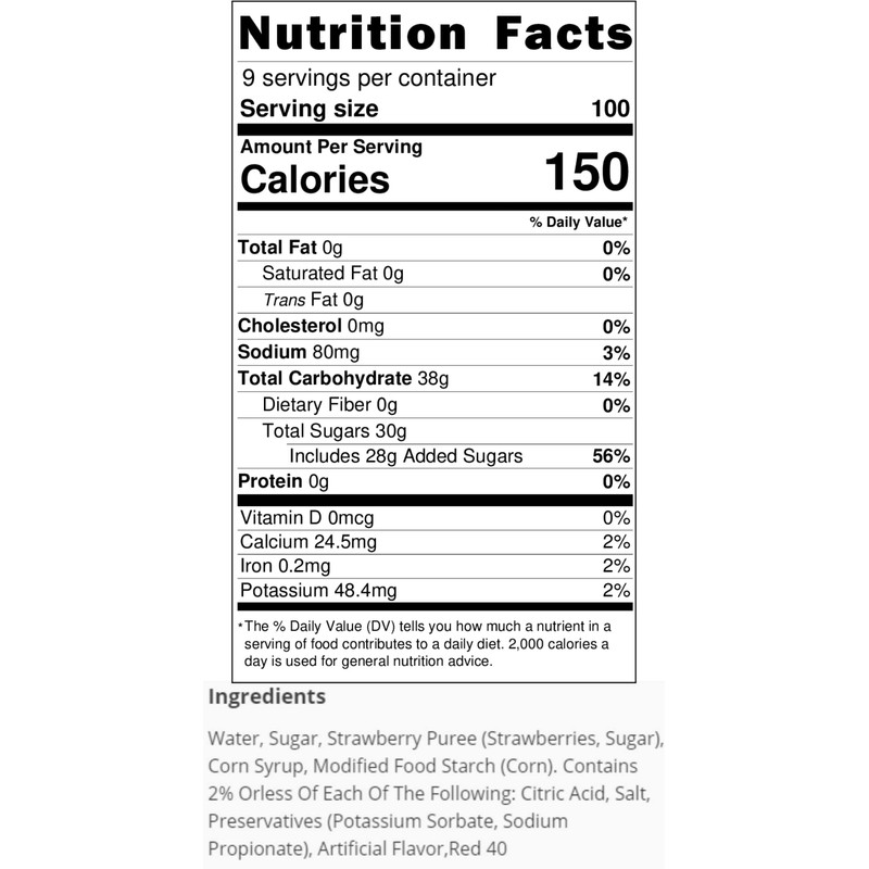 By The Cup Pastry Filling Variety 3 Pack - Raspberry,