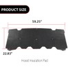 G-PLUS Front Upper Hood Insulation Pad with Clips Compatible with