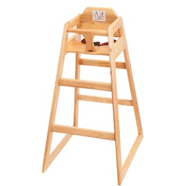 Hight Quality, Seating Ready-to-Assemble Restaurant Wood Bar Height High Chair, Baby Highchairs, Durable Dining Feeding Chair with Steps, High Chairs for Babies and Toddlers, Seria 01