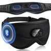 TOPOINT Sleep Mask Headphones with Wireless Bluetooth 5.2, 3D Eye