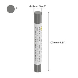 uxcell Furniture Repair Crayons, 5Pcs - Wood Wax Filler Stick, Furniture Markers Touch Up - for Scratches Holes Tables Desks Wooden Floors Cover Ups, French Gray