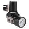 Air Compressor Pressure Regulator, 1/4" Pressure Relief Regulator Gauge Adjustable