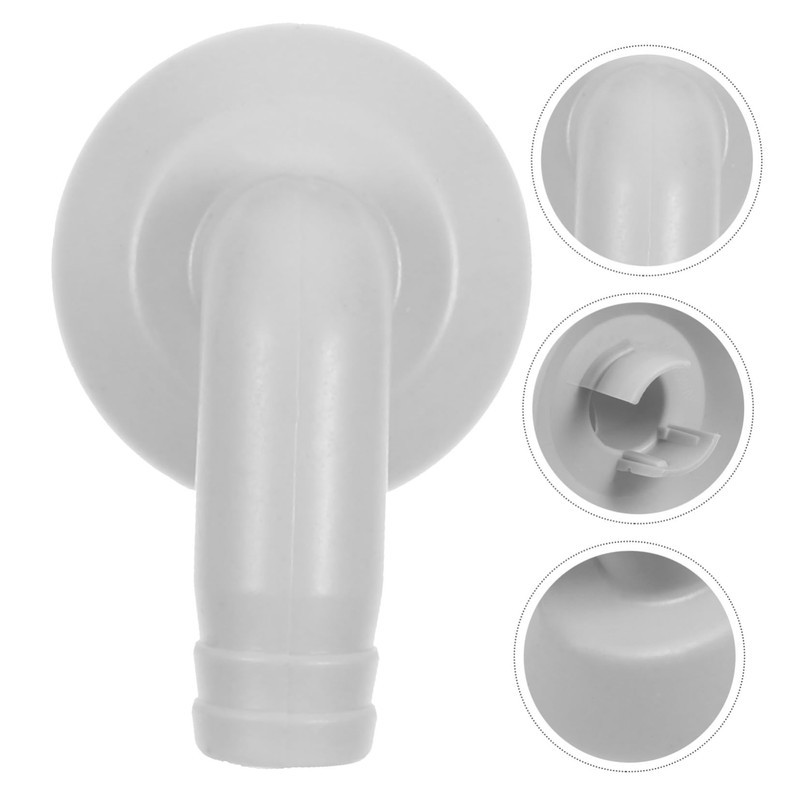 SHINEOFI 5Pcs Ac Drain Hose Connector Elbow Air Conditioner Drain