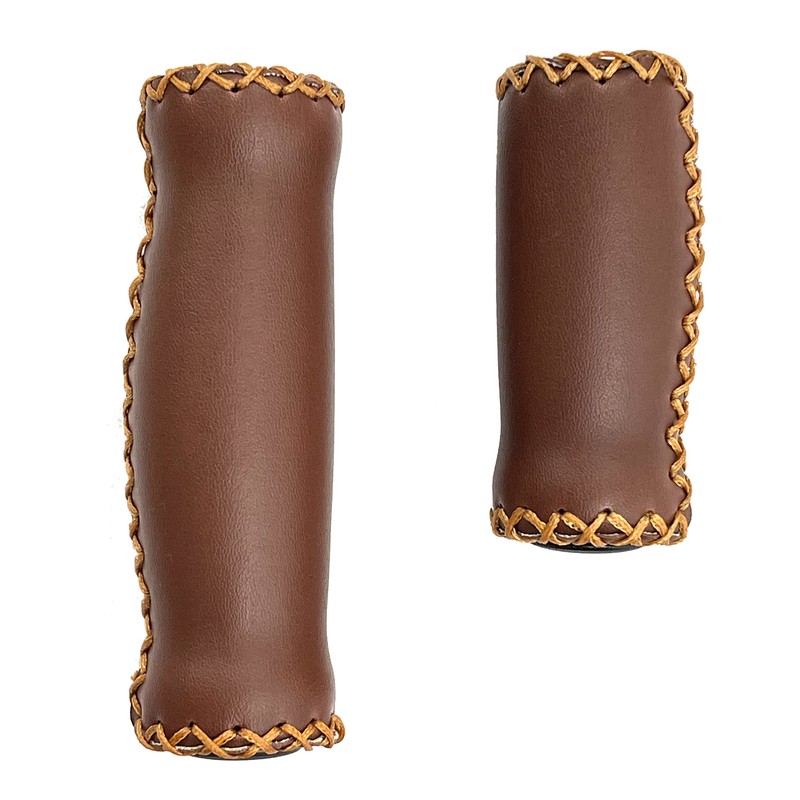 Belo VLG-617-3A Bicycle Grip, Barrel, Brown, 5.0 inches (127 mm),