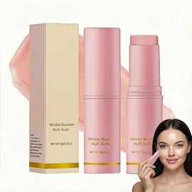 Barra De Bálsamo Hidratante Que Aumenta El Colágeno, Barra Hidratante Antiarrugas para Ojos, Cuello y Rostro, Tratamiento Reafirmante Anti-Edad, 2 Unidades