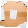 BESPORTBLE 35pcs Golf Score Tracker White Coated Paper Scoreboard for
