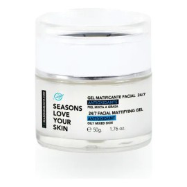 Gel Matificante Facial Seasons 50g Rostro Antioxidante Sin Parabenos
