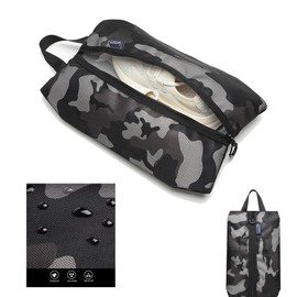 Shoe Bags for Travel, Waterproof Oxford Lightweight Shoe Pouch Portable Shoe Covers for Gym Dance, Travel Essentials (Medium)