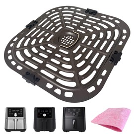 Chengziyue 6QT Air Fryer Grill Grate for Instants Pot Vortex Plus 6 in 1 6QT XL Air Fryers, Premium Grill Pan Crisping Plate Rack Tray Grid Shelf for Instants 5.7QT 6QT, Nonstick, Dishwasher Safe