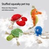 TONYFY Cute Sea Life Squeaky Chew Toy for Dogs, Interactive