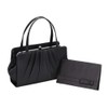 enPremiumLife 27130 Formal Bag Set of 2 with Tassels, Black