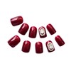 FOMIYES False Nail Tips 24pcs Full Coverage Nail Art False