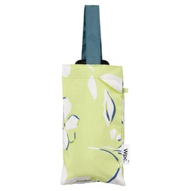 Wpc. 6232-263-002 Rain Umbrella, Silhouette Flower, Mini, Green, Folding Umbrella, 19.7 inches (50 cm), Unisex, For Rain or Shine, Floral, Natural, Adult, Cute, Compact, Square Type, Storage Case,