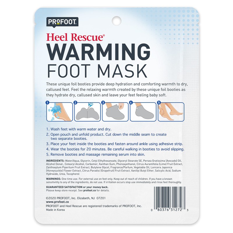 ProFoot Heel Rescue Warming Foot Mask 1 pair