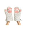 Cricket & Junebug Oven Mitts Cat Paws - Grey and