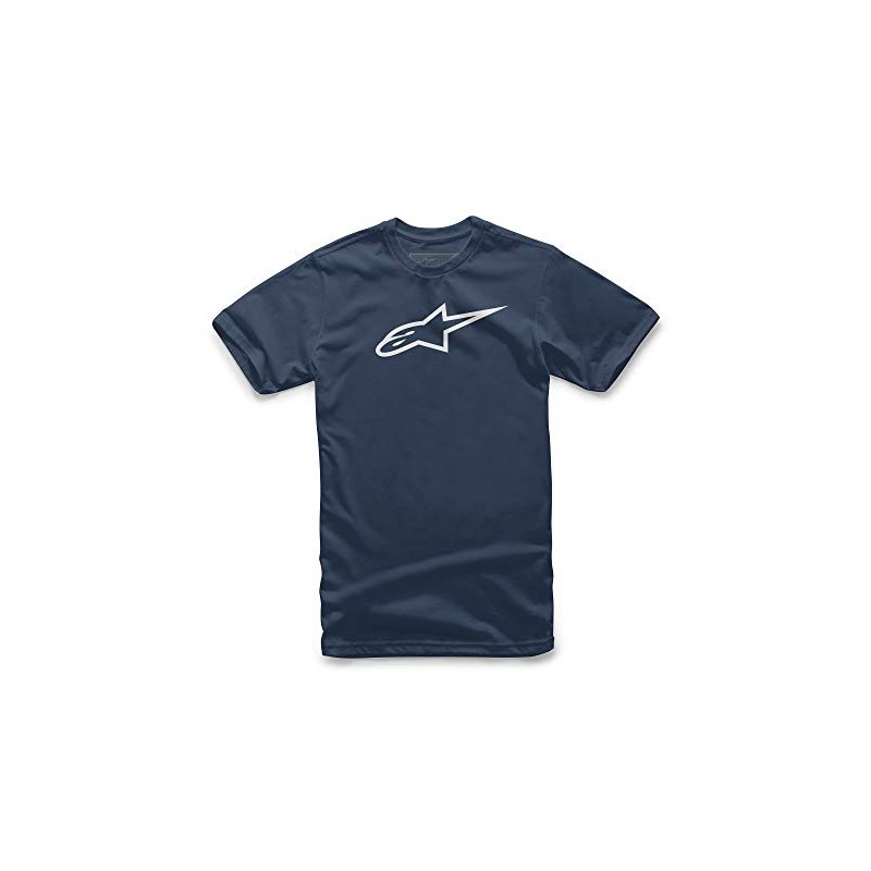 ALPINESTARS Men's Ageless Classic T-Shirt, Navy/White, Medium